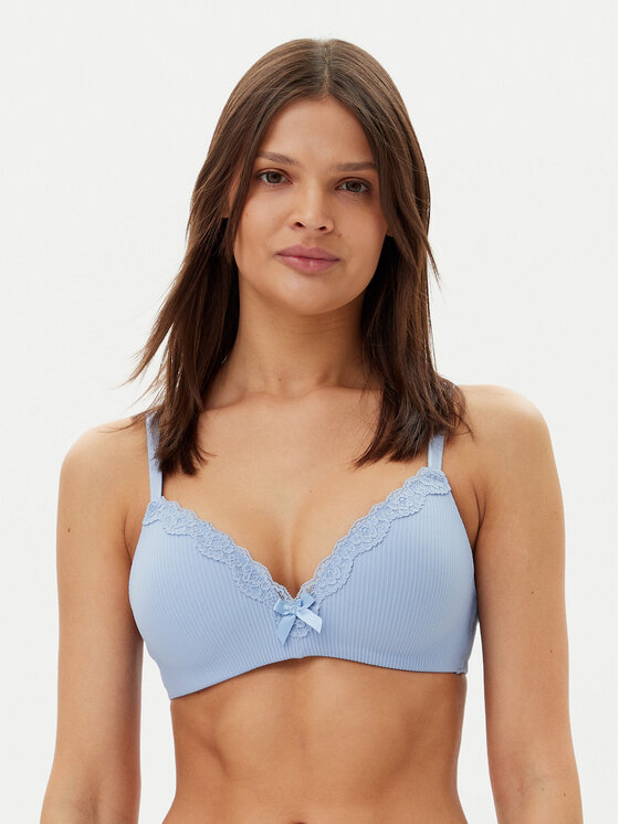 Hunkemöller Сутиен без банели Lola 301081 Светлосиньо за Жени цена