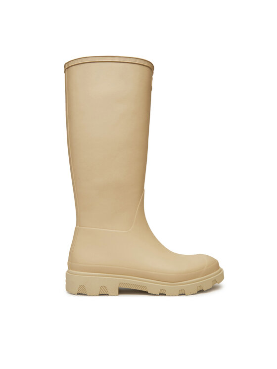 Hunter Гумени ботуши Downpour Tall Wellington HFRW0001251 Бежов за Жени цена
