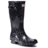 Hunter Гумени ботуши Org Kids Giant Glitter Boots JFT6075RGT Черен за Момичета цена