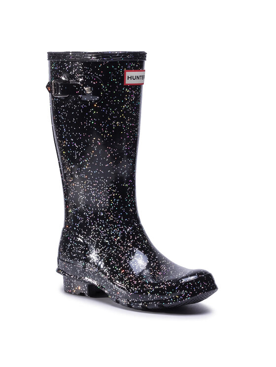 Hunter Гумени ботуши Org Kids Giant Glitter Boots JFT6075RGT Черен за Момичета цена