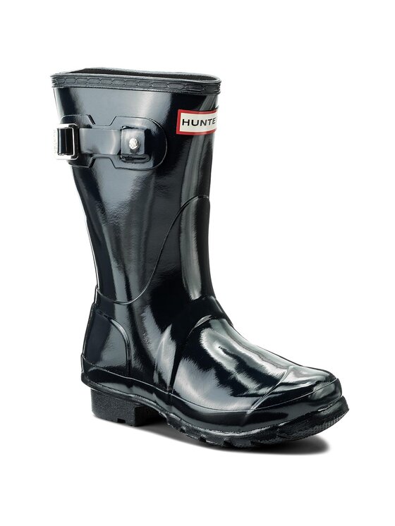 Hunter Гумени ботуши Org Short Gloss WFS1000RGL Тъмносин за Жени цена