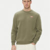 Hunter Суитшърт May HARM0058251 Каки Relaxed Fit за Мъже цена