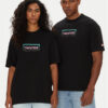 Hunter Тишърт Abele UNISEX HARU0007251 Черен Regular Fit за Унисекс цена