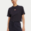 Hunter Тишърт Leona HARW0070251 Тъмносин Boxy Fit за Жени цена