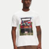 Hunter Тишърт Tomi Grapphic HARM0037251 Бял Regular Fit за Мъже цена