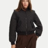 Hunter Яке бомбър Shira HARW0046251 Черен Cropped Fit за Жени цена