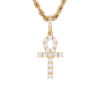 ICED STUFF Висулка Micro Ankh Златист за Мъже цена