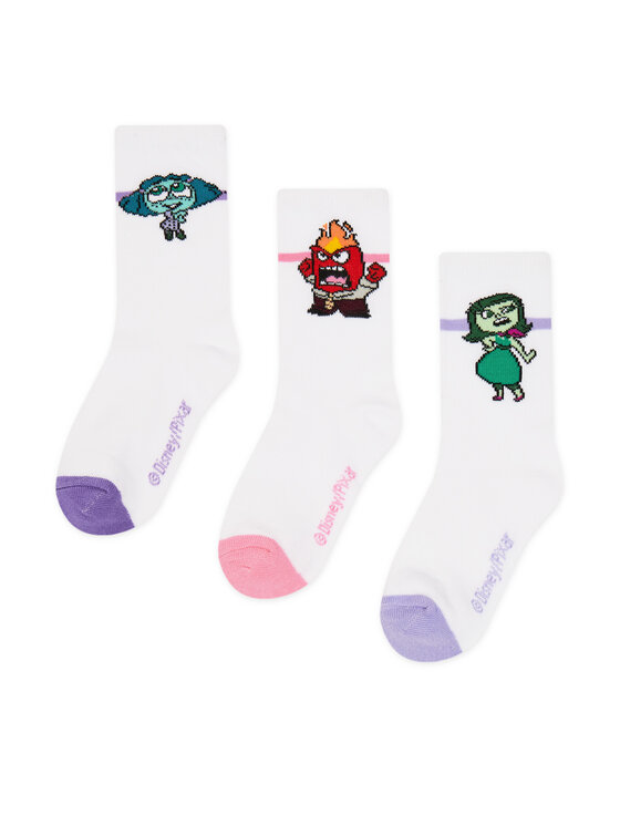 INSIDE OUT 2 Чорапи ACCCS-SS25-337PIO(3-PACK) Бял за Момичета цена