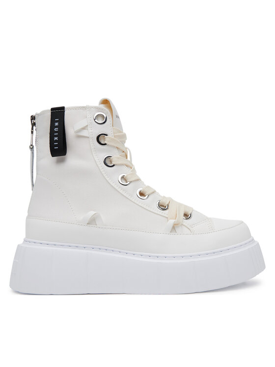 Inuikii Кецове Matilda Canvas High 30103-025 Бял за Жени цена