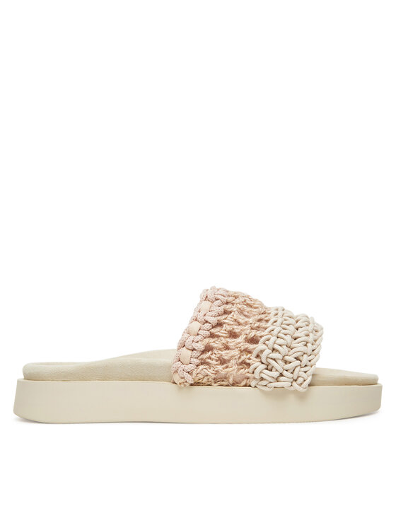 Inuikii Чехли Loose Knitted 70104-110 Бежов за Жени цена