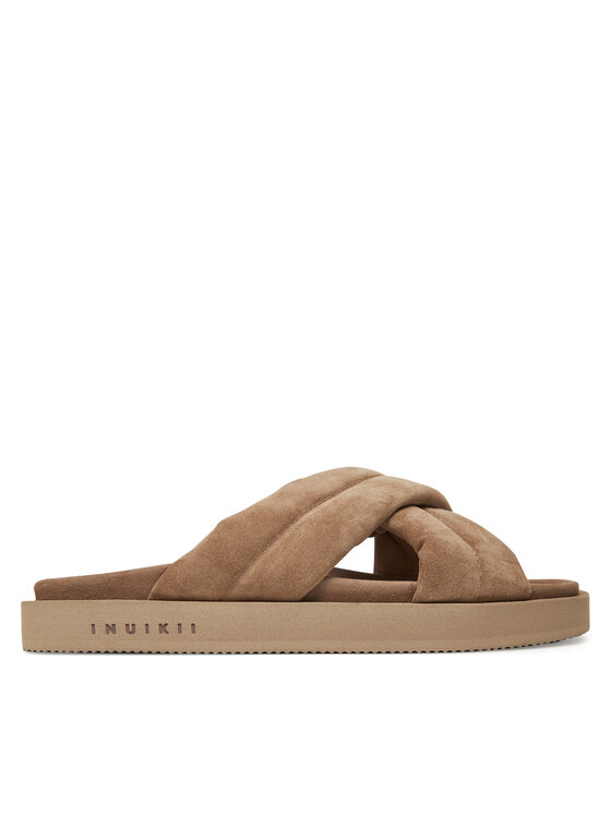 Inuikii Чехли Suede Crossed 50102-500 Бежов за Мъже цена