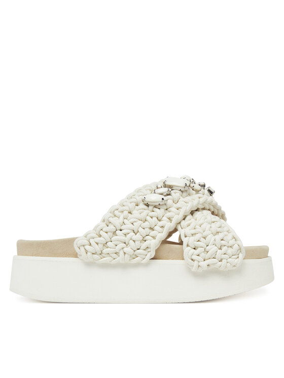 Inuikii Чехли Woven Stones Platform 70103-106 1100 Екрю за Жени цена