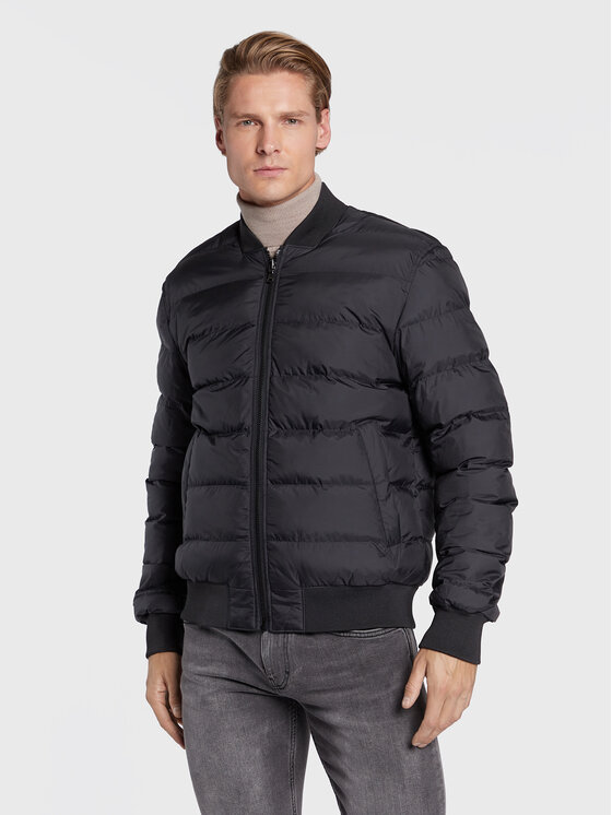 J.Lindeberg Яке бомбър Dwayne FMOW06391 Черен Regular Fit за Мъже цена