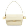 JACQUEMUS Дамска чанта Le Rond Carre 24H243BA383-3171 Екрю за Жени цена