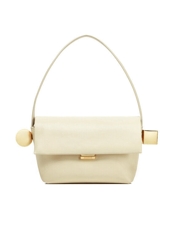 JACQUEMUS Дамска чанта Le Rond Carre 24H243BA383-3171 Екрю за Жени цена