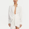 JACQUEMUS Коктейлна рокля 213DR009-1020 Бял Regular Fit за Жени цена