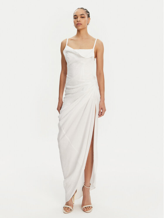 JACQUEMUS Официална рокля 21E243DR001-1020 Бял Regular Fit за Жени цена