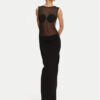 JACQUEMUS Официална рокля 251KN592-2434 Черен Regular Fit за Жени цена