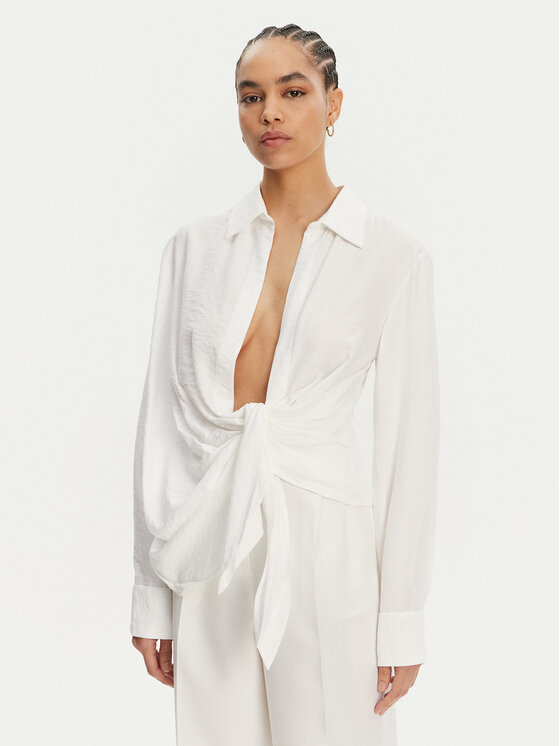 JACQUEMUS Риза 213SH002-1020 Бял Regular Fit за Жени цена