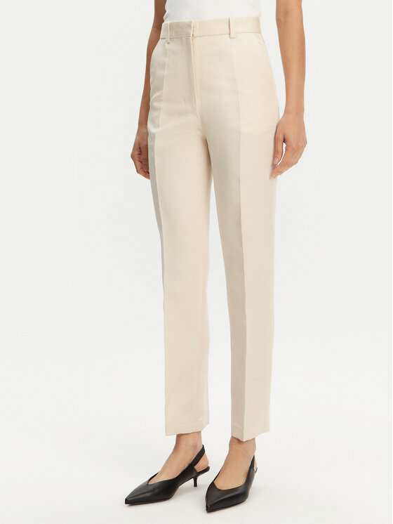 JACQUEMUS Текстилни панталони Le Pantalon Norma 25E251PA1381709 130 Бежов Regular Fit за Жени цена