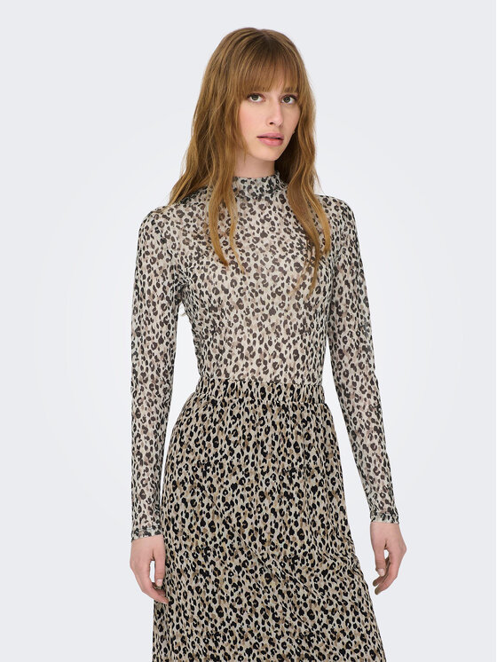 JDY Блуза 15272694 Бежов Stretch Fit за Жени цена