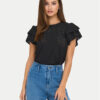 JDY Блуза Carla 15351452 Черен Regular Fit за Жени цена