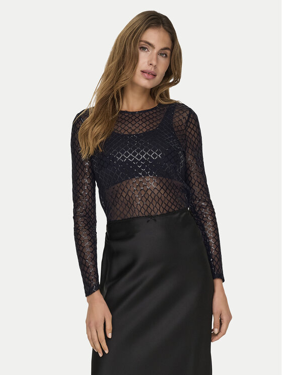 JDY Блуза Hubby 15336986 Черен Regular Fit за Жени цена