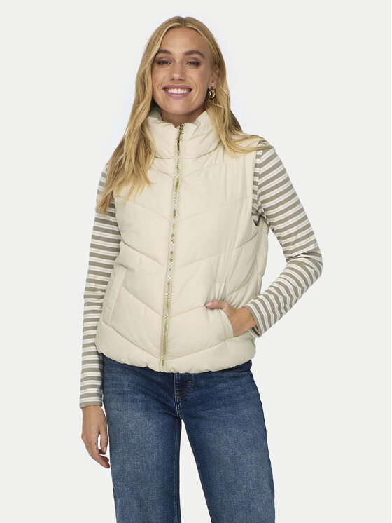 JDY Жилетка за костюм 15305657 Бежов Regular Fit за Жени цена