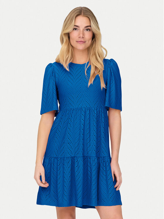 JDY Лятна рокля Carla 15254680 Син Regular Fit за Жени цена