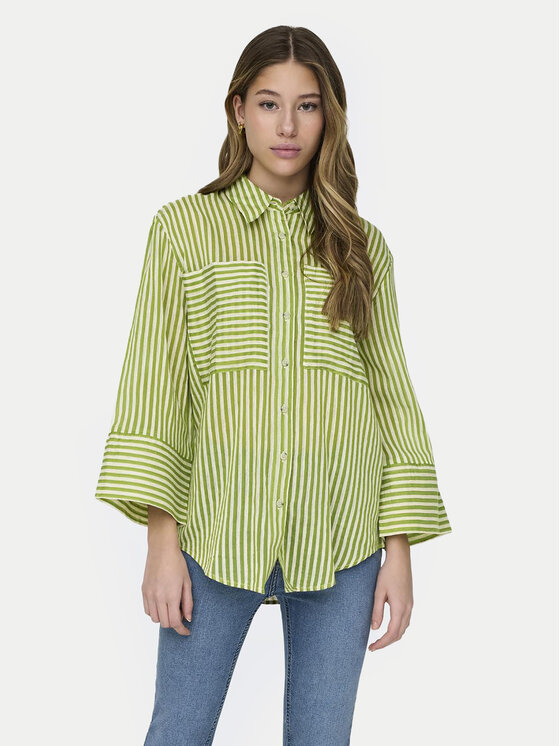 JDY Риза Martina 15324978 Зелен Regular Fit за Жени цена
