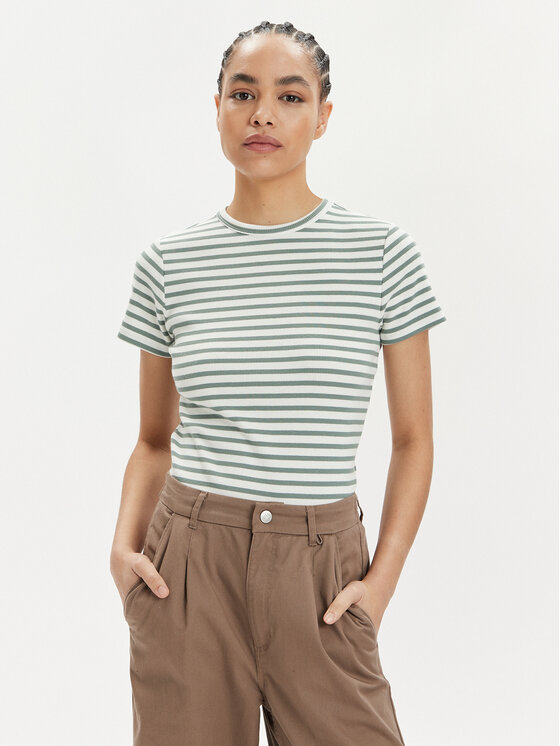 JDY Тишърт Solar 15314449 Бял Regular Fit за Жени цена