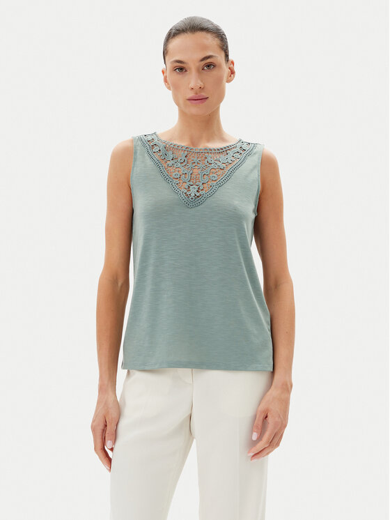 JDY топ Dodo 15296246 Зелен Regular Fit за Жени цена