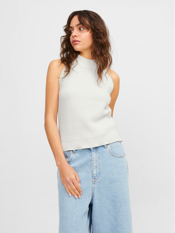 JJXX Блуза Zitta 12226992 Бял Slim Fit за Жени цена