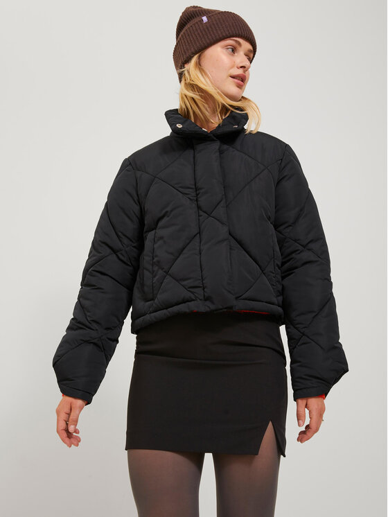 JJXX Преходно яке 12236457 Черен Regular Fit за Жени цена
