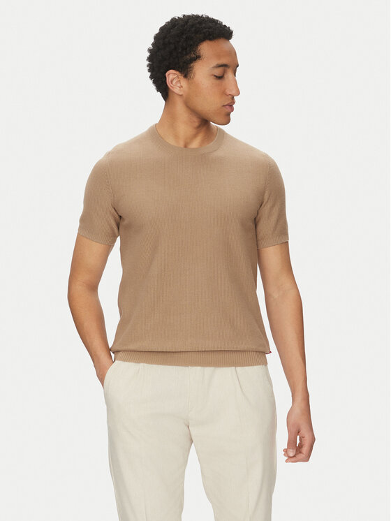 JOOP! Jeans Пуловер 15 JJK-14Simoro 30045813 Бежов Modern Fit за Мъже цена