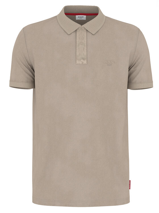 JOOP! Jeans Тениска с яка и копчета 15 JJJ-02Ambrosian 30045619 Бежов Modern Fit за Мъже цена
