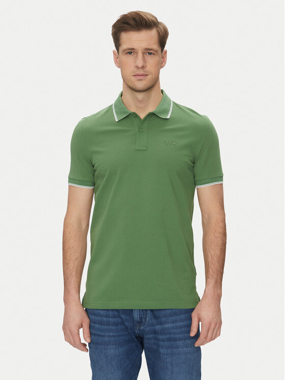 JOOP! Jeans Тениска с яка и копчета 15 JJJ-04Agnello 30045613 Зелен Modern Fit за Мъже цена