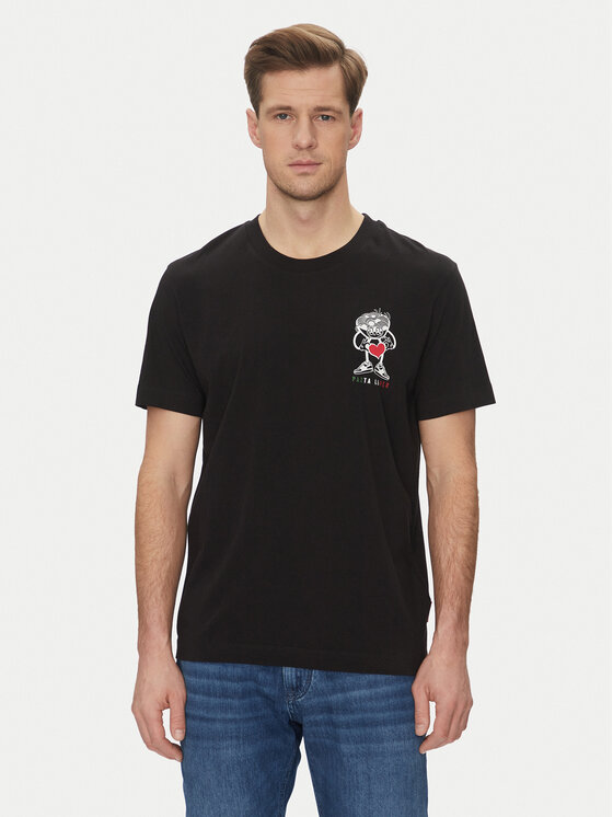 JOOP! Jeans Тишърт 15 JJJ-23Alonzo 30045691 Черен Modern Fit за Мъже цена