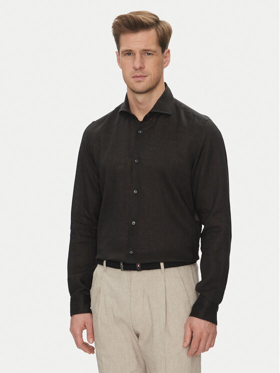 JOOP! Риза 17 JSH-146Pai-W 30046075 Черен Slim Fit за Мъже цена
