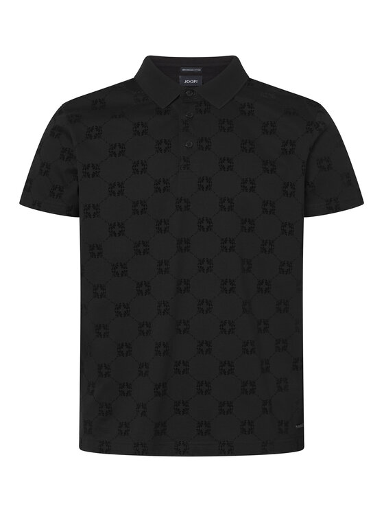 JOOP! Тениска с яка и копчета 17 JJ-24Bartholo 30046986 Черен Modern Fit за Мъже цена