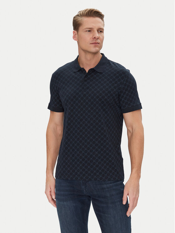 JOOP! Тениска с яка и копчета 17 JJ-28Pepino 30045550 Тъмносин Modern Fit за Мъже цена