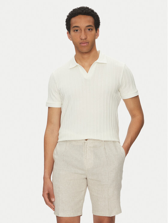 JOOP! Тениска с яка и копчета 17 JJ-33Baron 30045547 Екрю Modern Fit за Мъже цена