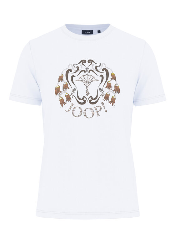 JOOP! Тишърт 58 253JE58Tippy 30047767 Бял Slim Fit за Жени цена