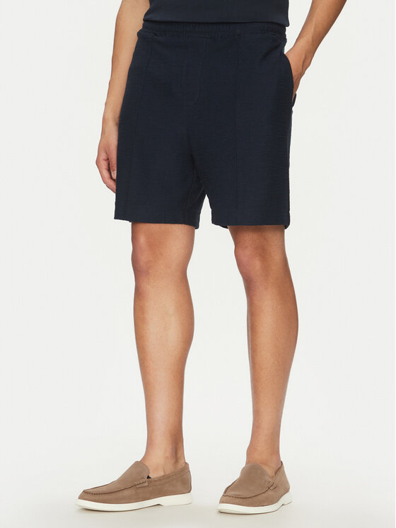 JOOP! Шорти от плат 17 JJ-32Paco 30045554 Тъмносин Regular Fit за Мъже цена