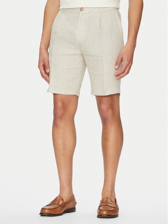 JOOP! Шорти от плат 17 JT-64Dinghy 30045910 Бежов Loose Fit за Мъже цена