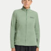 Jack Wolfskin Полар Taunus Fz 1711391 Зелен Regular Fit за Жени цена