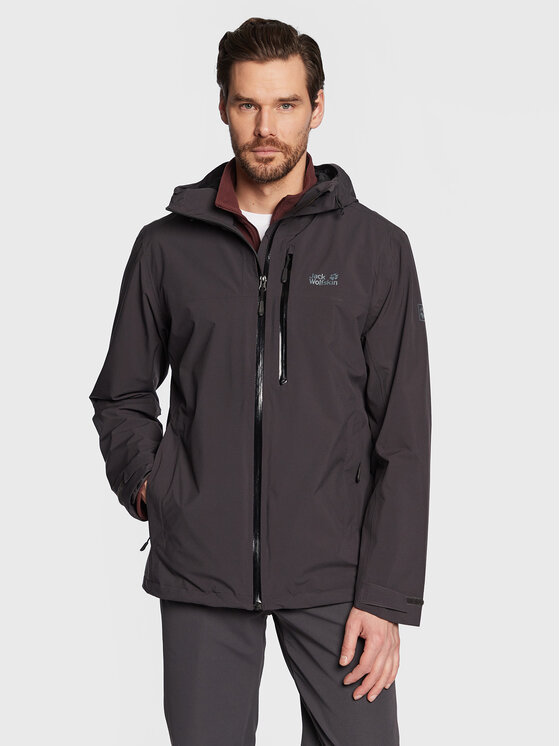 Jack Wolfskin Преходно яке Go Hike 1114051 Черен Regular Fit за Мъже цена