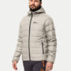 Jack Wolfskin Пухено яке Ather Down 1207671 Сив Regular Fit за Мъже цена