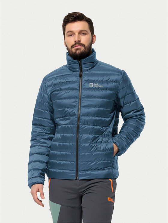 Jack Wolfskin Пухено яке Pilvi 1207701 Тъмносин Regular Fit за Мъже цена