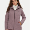 Jack Wolfskin Яке за дъжд Wisper Ins A61893 Виолетов Regular Fit цвят на ниска цена